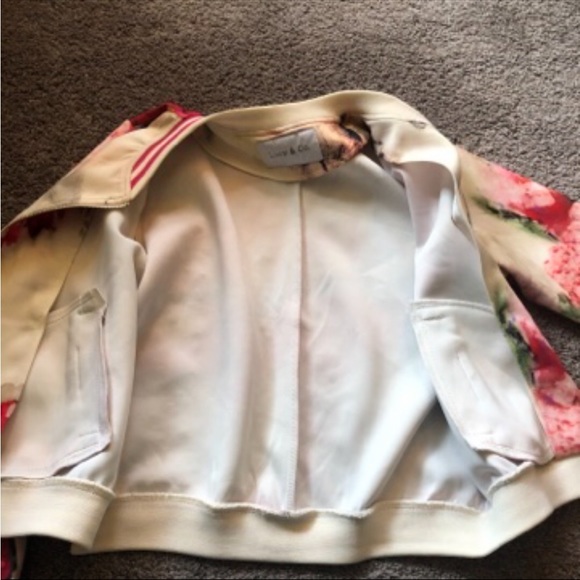 Lucy and Company Varsiry Floral jacket - Picture 10 of 10